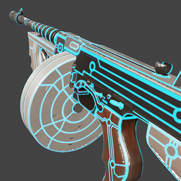 Tommy Gun | Neon | Mint