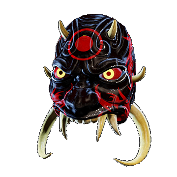 Samurai Gas Mask | Red