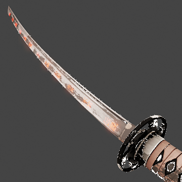 Katana | Glow Text | Battle-Scarred