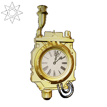 Steampunk | Chimney Clock | Precious
