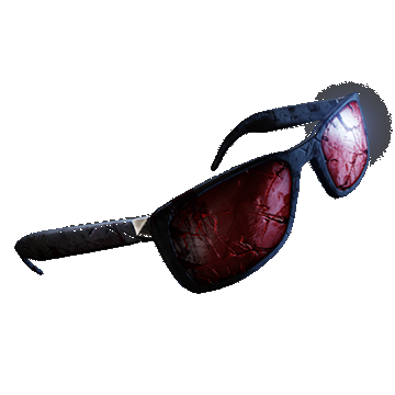 Street Punks Glasses | Scratched Red