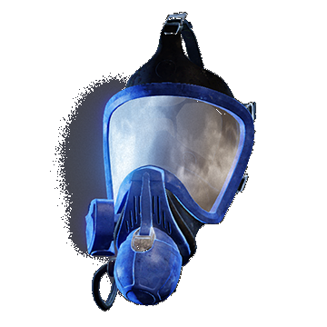 Firefighter Gasmask | Blue