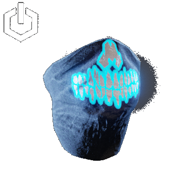 Cyber Rave | Facemask | Skull
