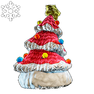 Christmas | Tree Hat | Red
