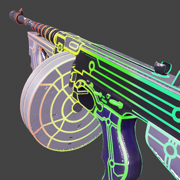 Tommy Gun | Neon RGB | Precious