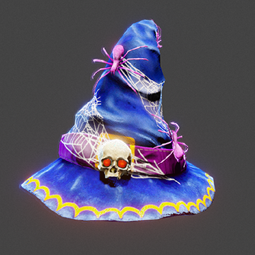 Halloween | Sorceress Hat | Blue