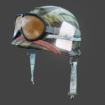 Vietnam | US Helmet & Goggles | Jungle