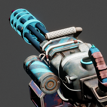 Minigun | Deep Blue | Precious