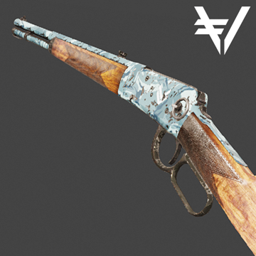 Winchester 1894 | Vault | Blue Camo | Battle-Scarred