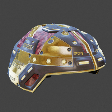 Cyborg | Brain Helmet | Precious