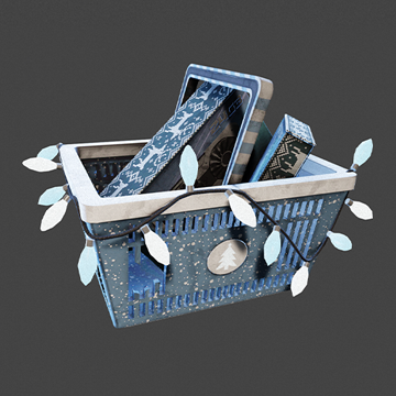 Holiday Shopping | Cart | North Pole