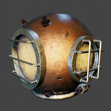 Deep Sea | Helmet | Antique