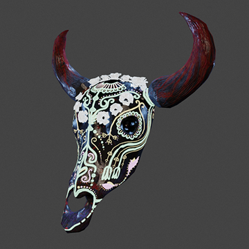 DoZ | Cow Skull | Luminescent