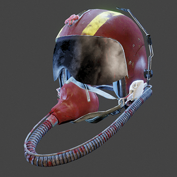 Vietnam | US Pilot Helmet & Shield & Mask | Napalm