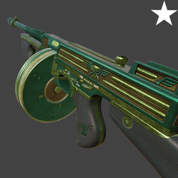 Tommy Gun | Plague Doctor | Emerald