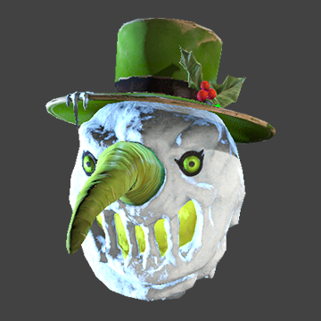 Christmas | Jack Frost Mask | Green