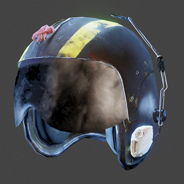 Vietnam | US Pilot Helmet & Shield | Black