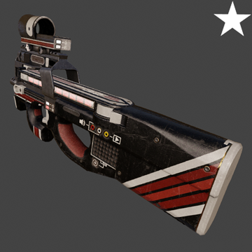 P90 | Retro | Dark Noir