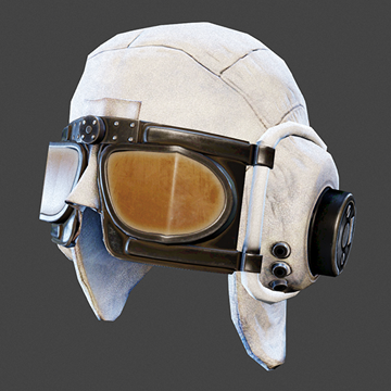 WW1 Pilot | Helmet & Googles | Snow