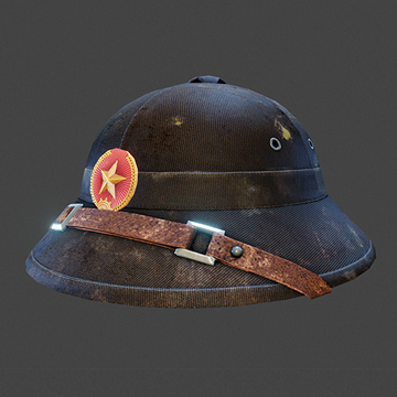Vietnam | VC Helmet | Black