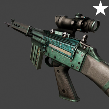 FN FAL | Deep Sea | Aqua