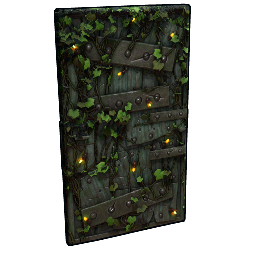 Fireflies Metal Door