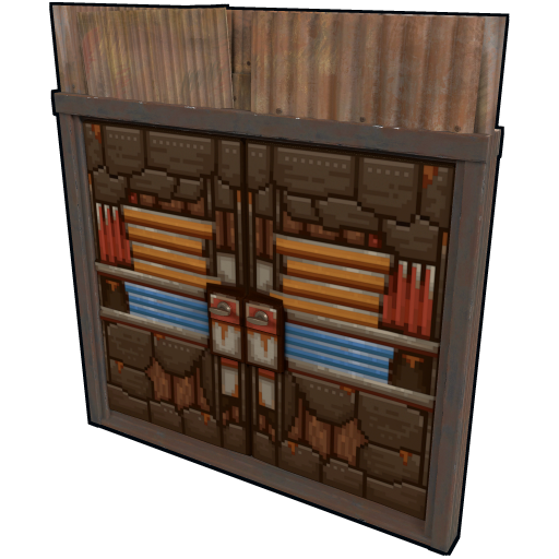 Pixel Metal Double Door