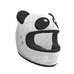 Pandamonium Motorcycle Helmet