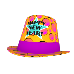 Bubbly New Year's Party Hat
