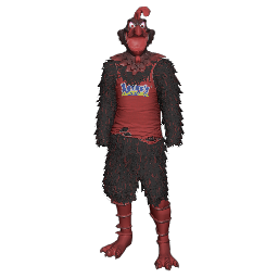 Blackened Chicken Ghillie Suit