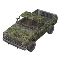 Camo Pickup Truck