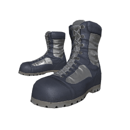 Silver Soldier Combat Boots