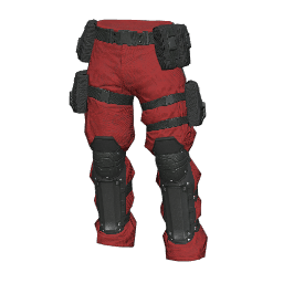 Red and Black Military Pants