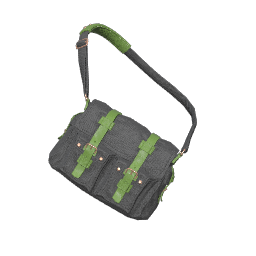 Gray and Green Military Backpack