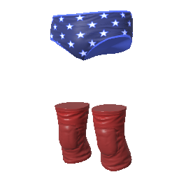Murica Trunks and Kneepads