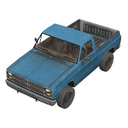 Light Blue Pickup Truck