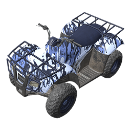 Blue Splatter ATV