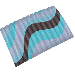 Turquoise Wave Parachute