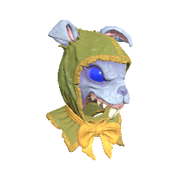 Blue Rabbit Mask