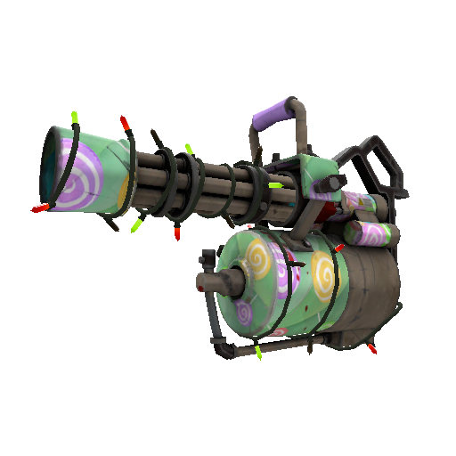 Strange Festivized Specialized Killstreak Brain Candy Minigun (Field-Tested)