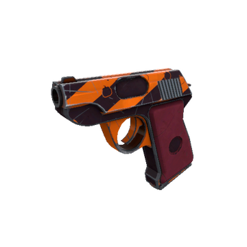Pumpkin Plastered Pistol (Minimal Wear)