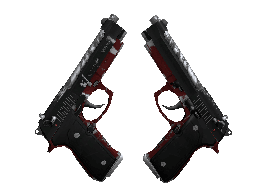 Dual Berettas | Panther (Well-Worn)
