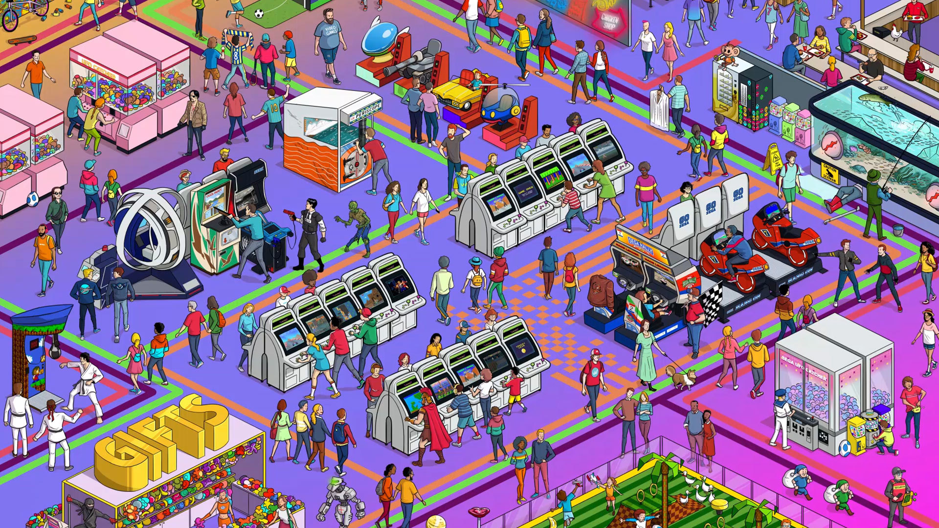 SEGA 60th Background