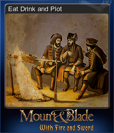 48720-Eat Drink and Plot (Trading Card)