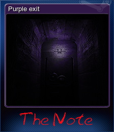 Purple exit