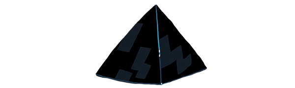 SUPERHOT BLACK CRYSTAL PYRAMID