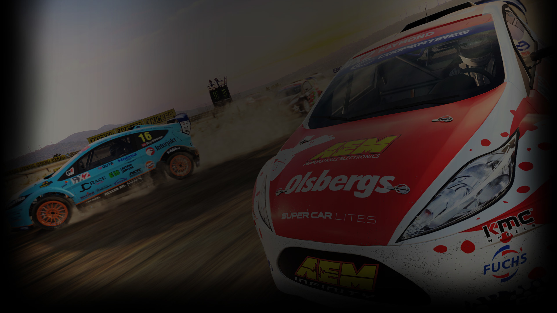Rubbing, son, is racing