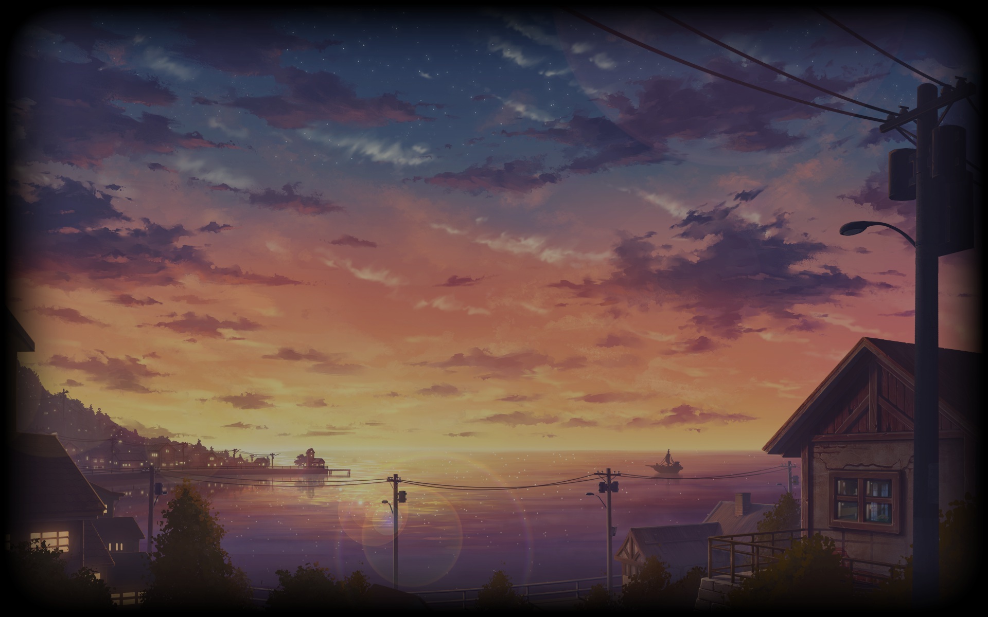 Dusk town