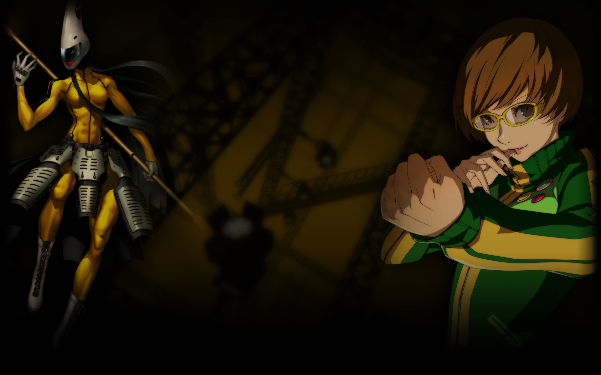 Chie Satonaka and Tomoe