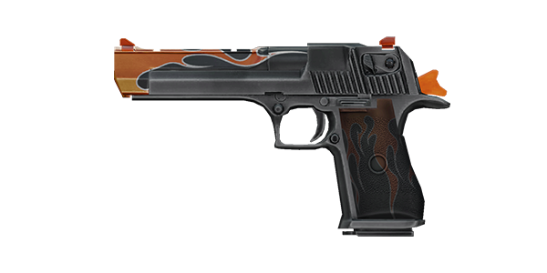 DEAGLE PISTOL | Flaming Deagle, Mint-Condition